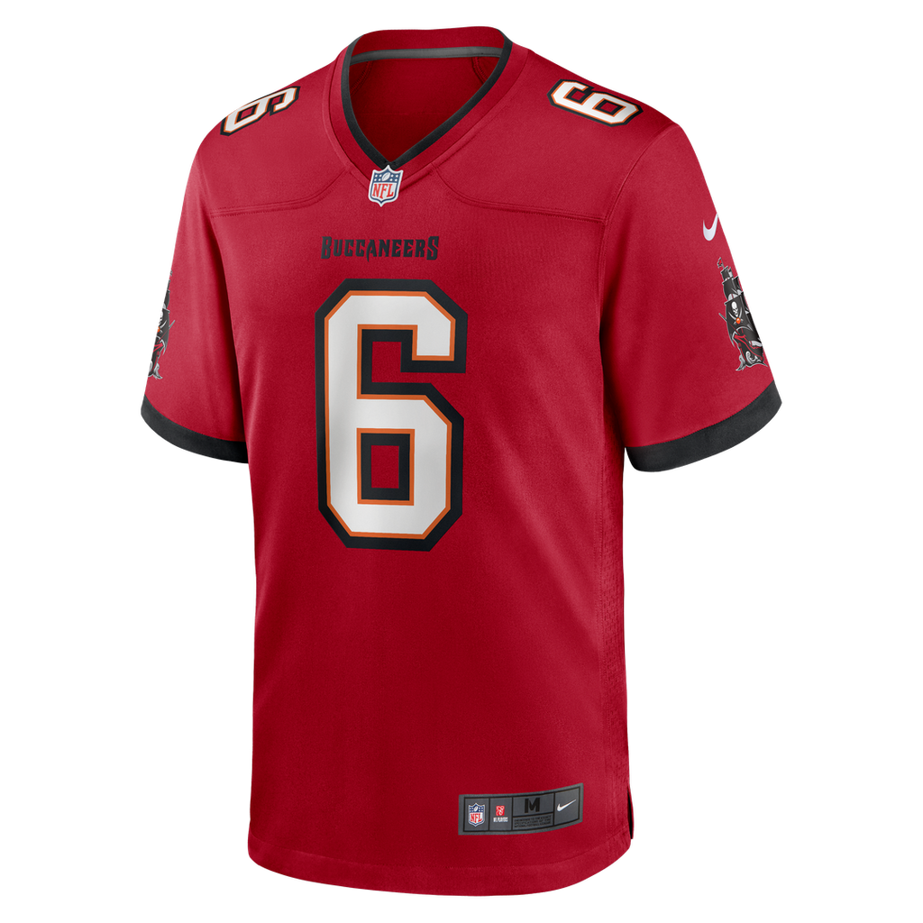 Tampa Bay Buccaneers Baker Mayfield Nike Alternate Game Player Jersey - Pewter