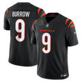 Cincinnati Bengals Joe Burrow Nike Team Vapor F.U.S.E. Stitched Limited Jersey - Black