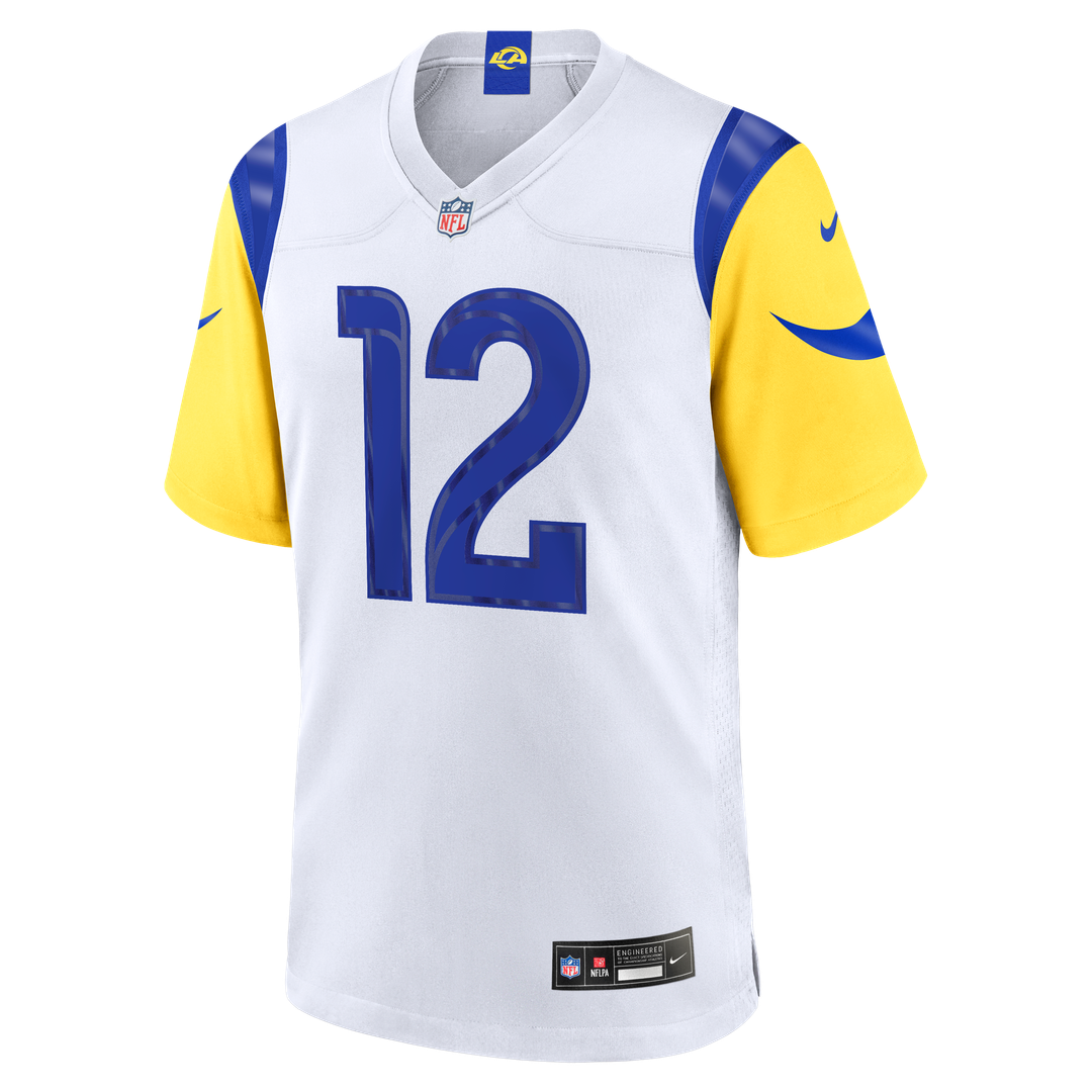 Los Angeles Rams Puka Nacua Nike Game Player Jersey - White