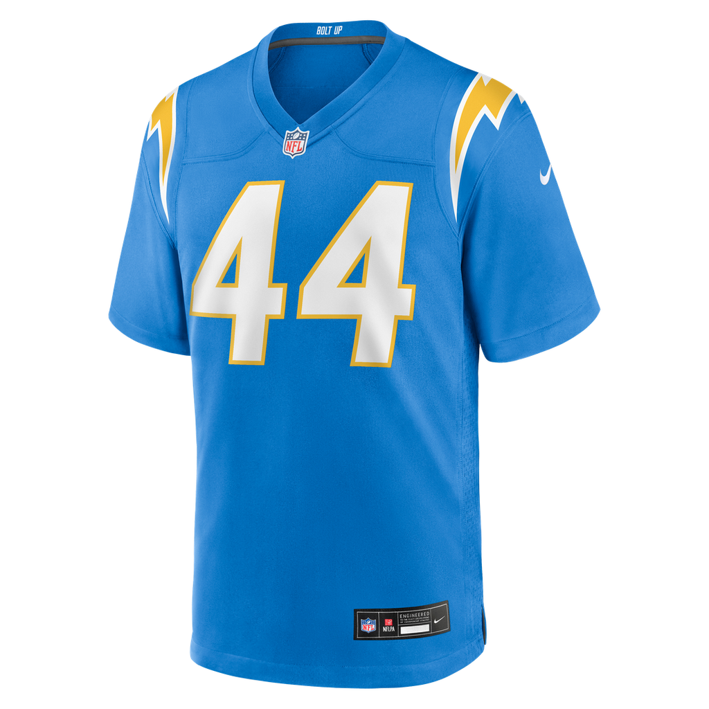Los Angeles Chargers Scott Matlock Nike Team Game Jersey - Powder Blue