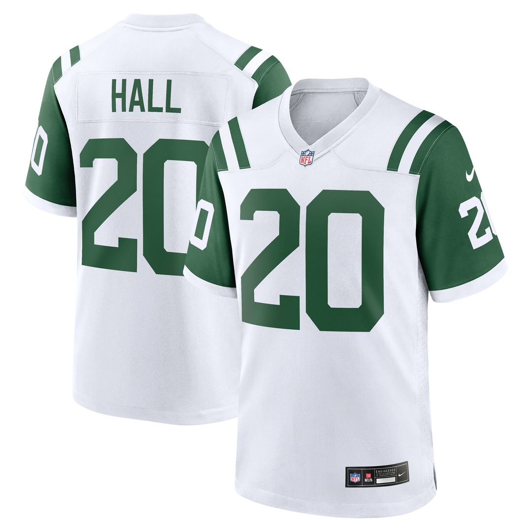 New York Jets Breece Hall Nike Classic Alternate Game Jersey - White