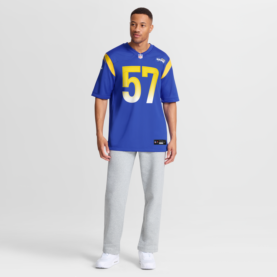 Los Angeles Rams Ty Hamilton Nike Team Game Jersey - Royal