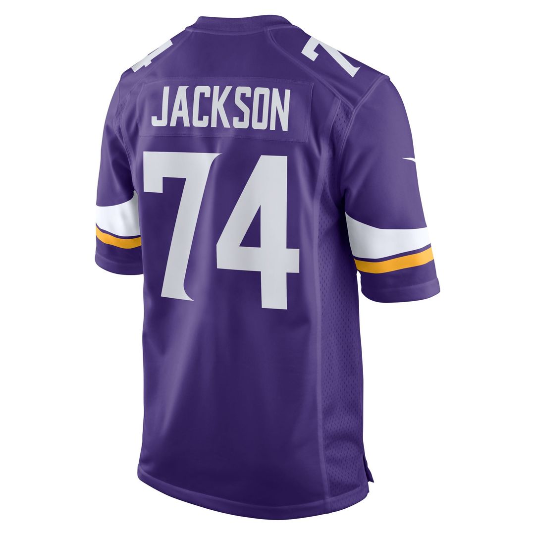 Minnesota Vikings Donovan Jackson Nike Game Player Jersey - Purple