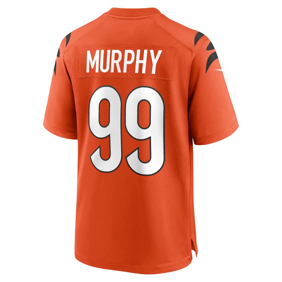 Cincinnati Bengals Myles Murphy Nike Alternate Game Jersey - Orange