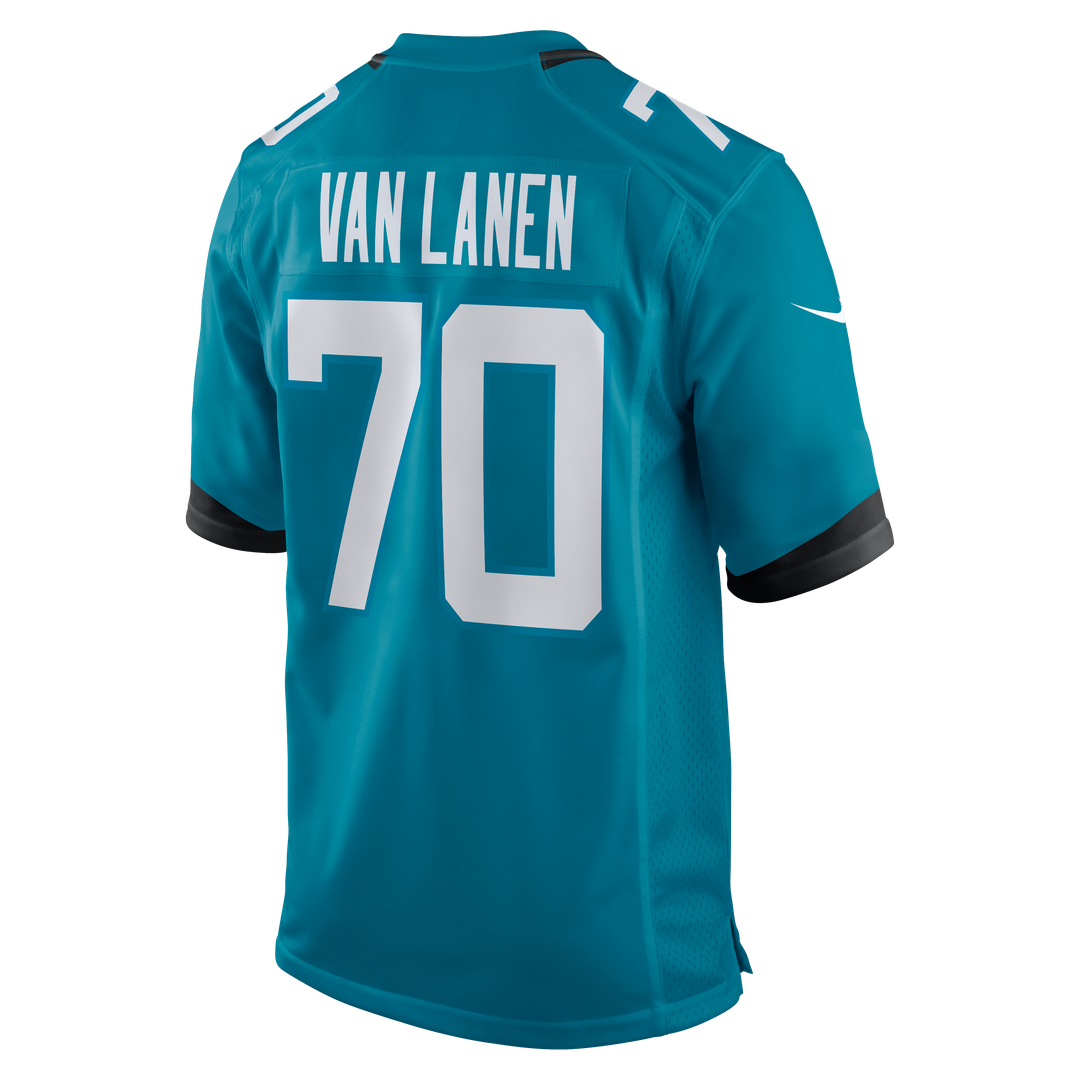 Jacksonville Jaguars Cole Van Lanen Nike Game Player Jersey - Teal