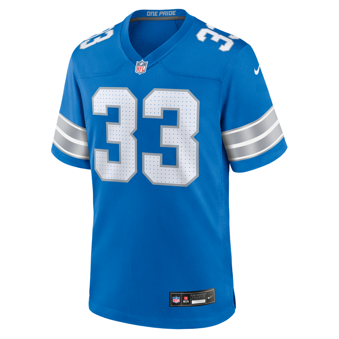 Detroit Lions Sione Vaki Nike Team Game Jersey - Blue