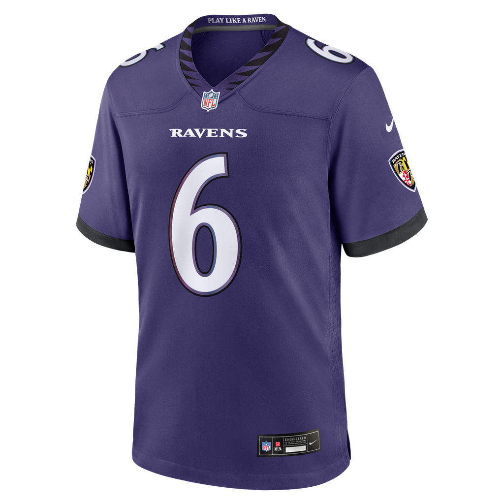 Baltimore Ravens Ja'Kobi Lane Nike Team Game Jersey - Purple