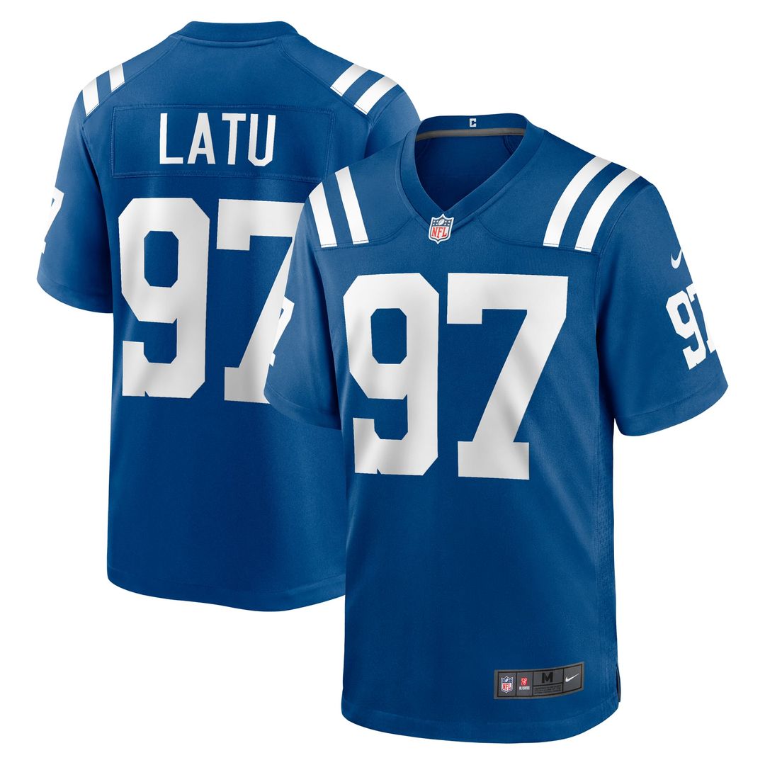 Indianapolis Colts Laiatu Latu Nike Player Game Jersey - Royal