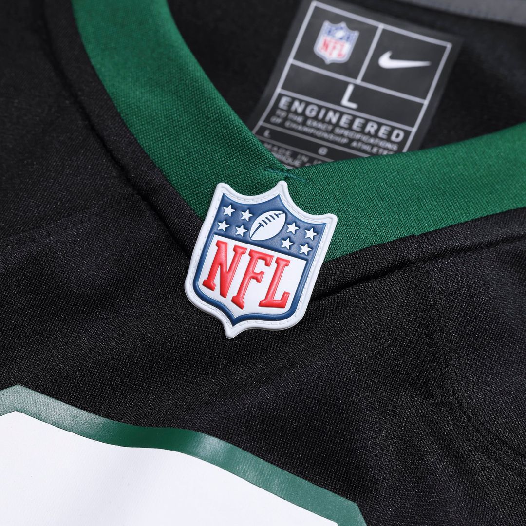 New York Jets David Bailey Nike Alternate Game Player Jersey - Legacy Black