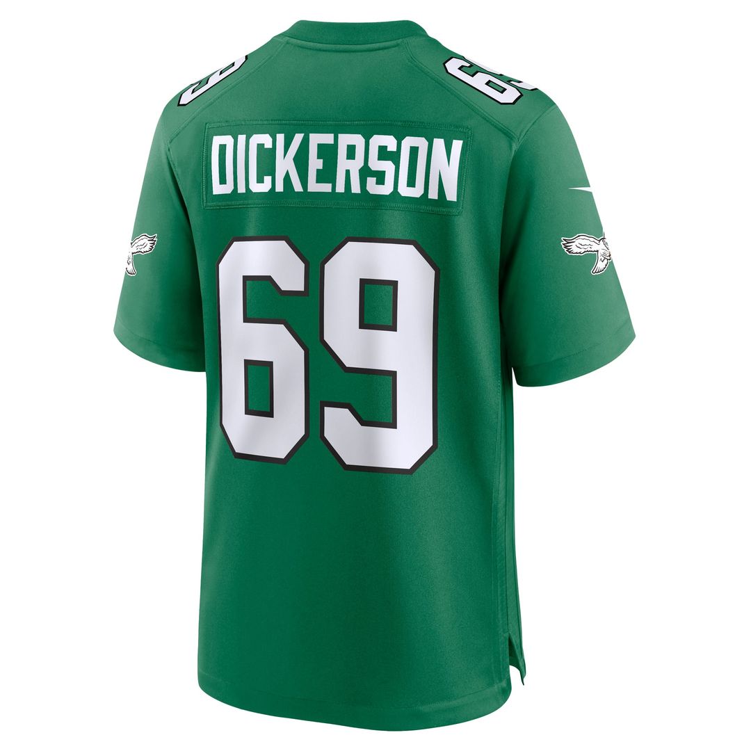 Philadelphia Eagles Landon Dickerson Nike Alternate Game Jersey - Kelly Green