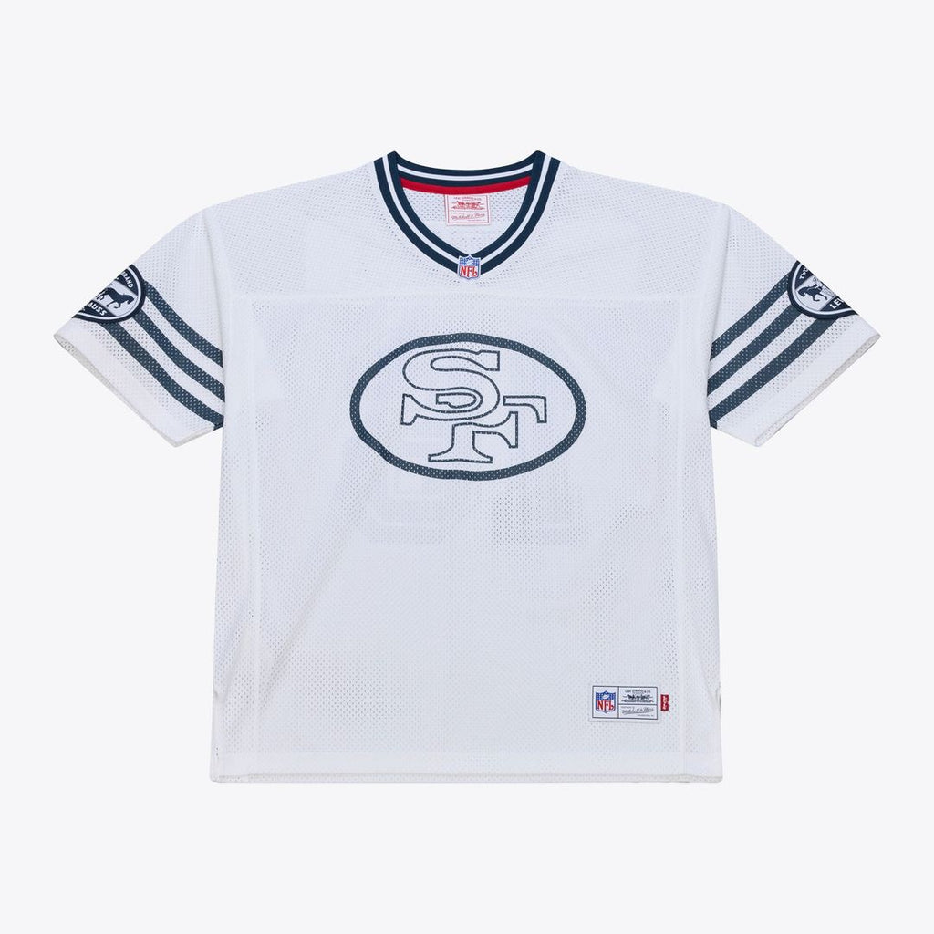 San Francisco 49ers Unisex San Francisco 49ers Joe Montana Mitchell & Ness x Levi's White Legacy Jersey