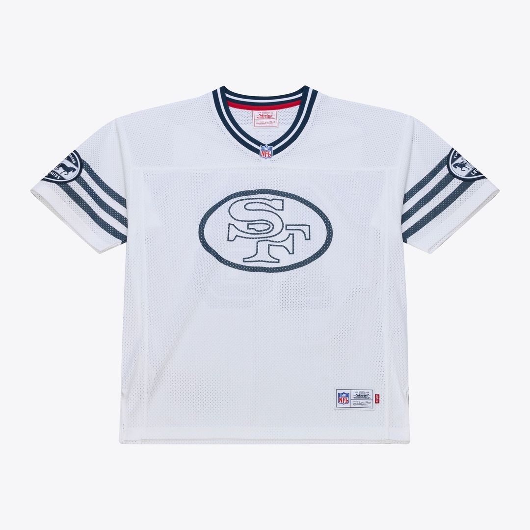 San Francisco 49ers Unisex San Francisco 49ers Joe Montana Mitchell & Ness x Levi's White Legacy Jersey