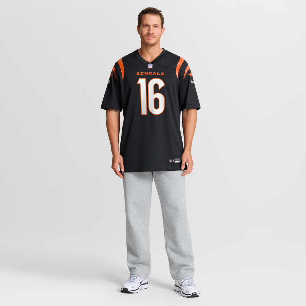 Cincinnati Bengals Joe Flacco Nike Team Game Jersey - Black