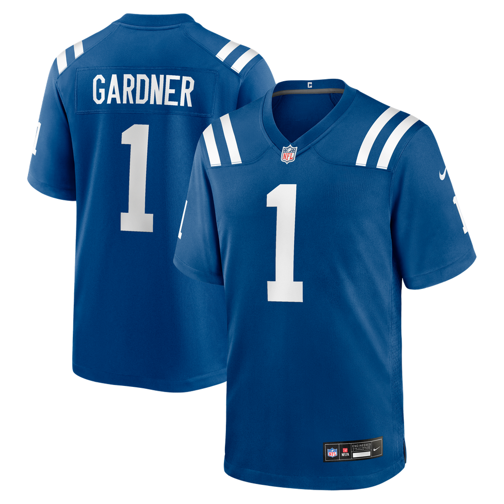 Indianapolis Colts Ahmad Sauce Gardner Nike Team Game Jersey - Royal