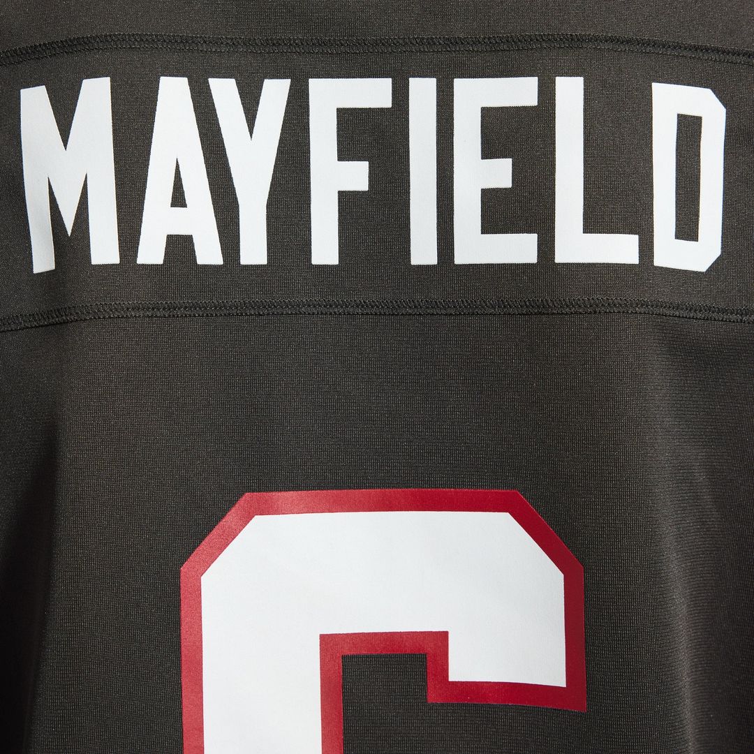 Tampa Bay Buccaneers Baker Mayfield Nike Alternate Game Player Jersey - Pewter