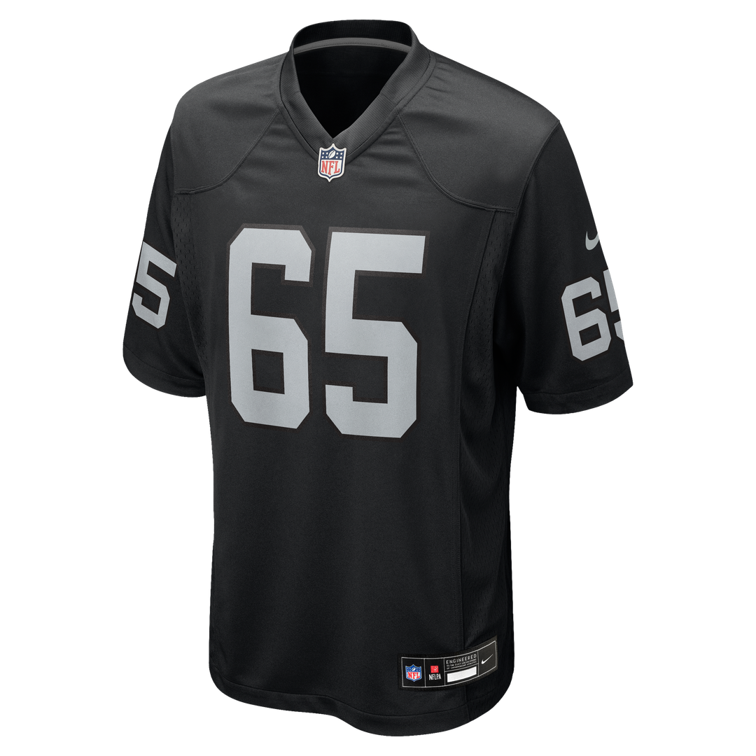 Las Vegas Raiders Alex Cappa Nike Team Game Jersey - Black