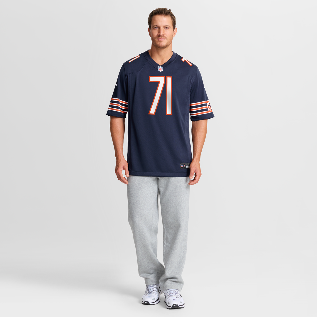 Chicago Bears Jedrick Wills Jr. Nike Team Game Jersey - Navy