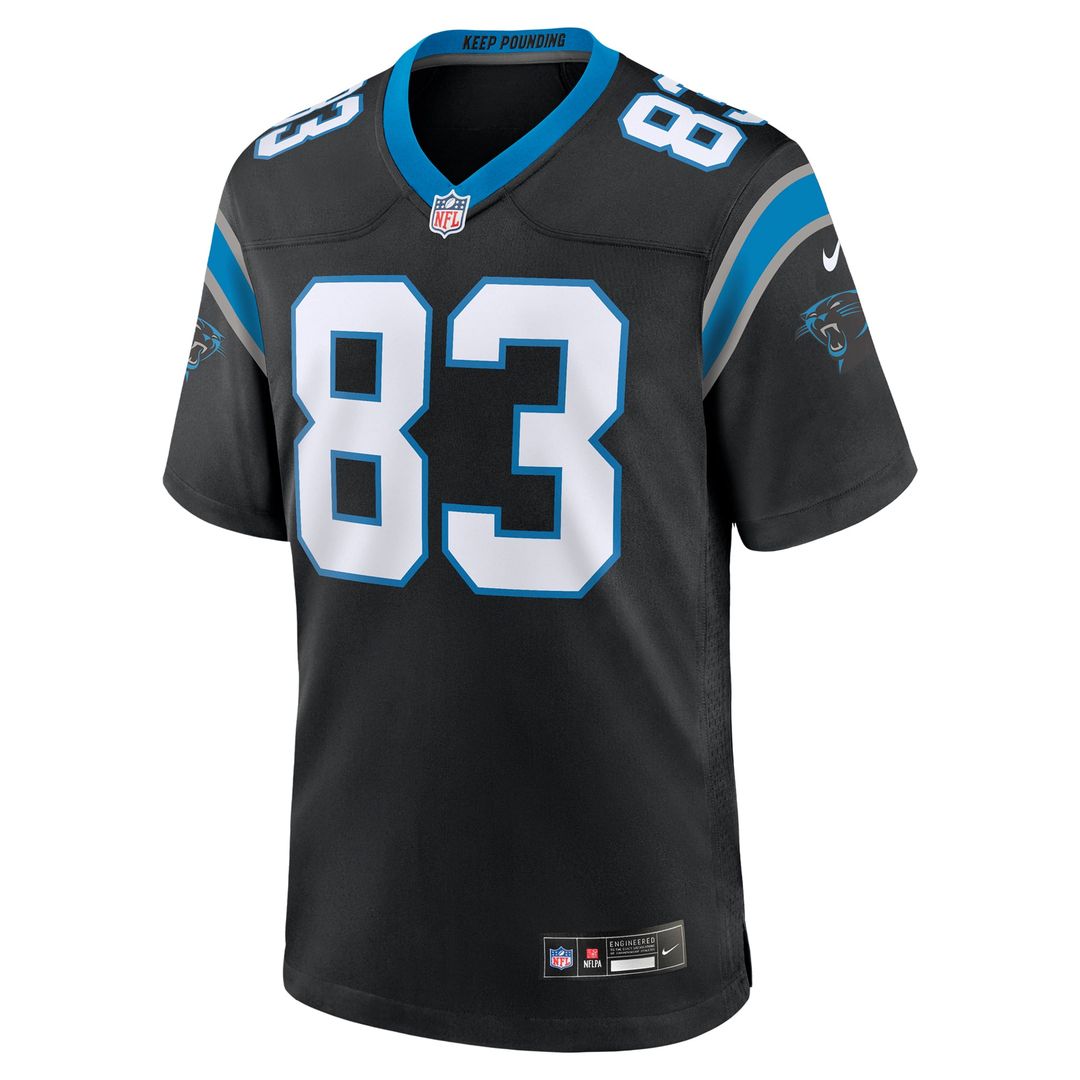 Carolina Panthers David Moore Nike Game Jersey - Black