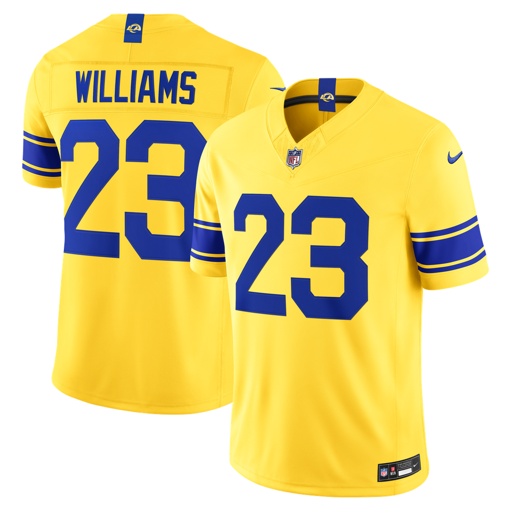 Los Angeles Rams Kyren Williams Nike Vapor F.U.S.E. Stitched Limited Jersey - Classic Sol