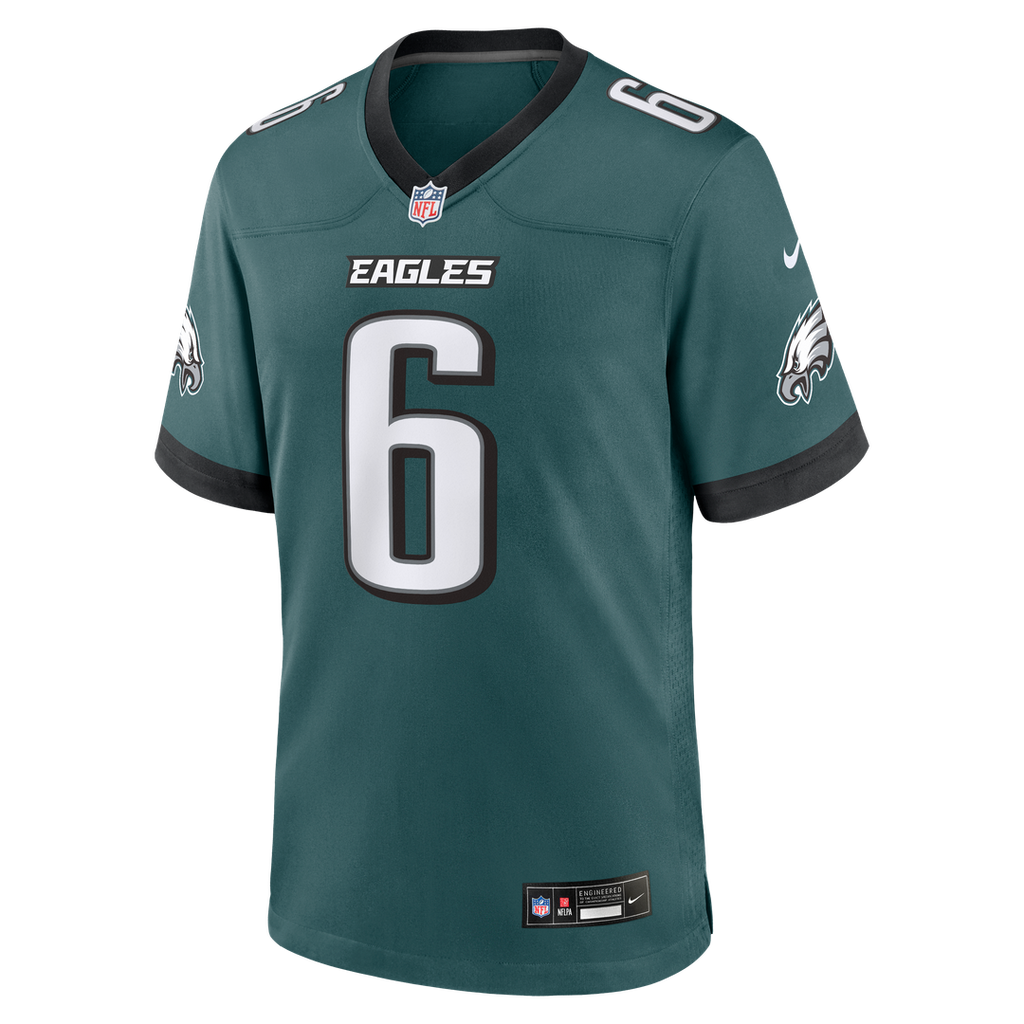 Philadelphia Eagles DeVonta Smith Nike Game Jersey - White