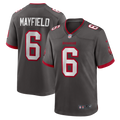 Tampa Bay Buccaneers Baker Mayfield Nike Alternate Game Player Jersey - Pewter