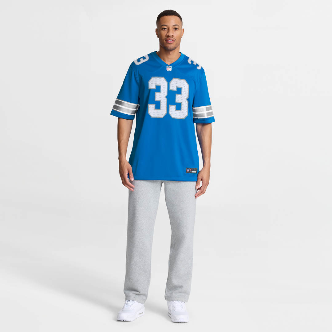Detroit Lions Sione Vaki Nike Team Game Jersey - Blue