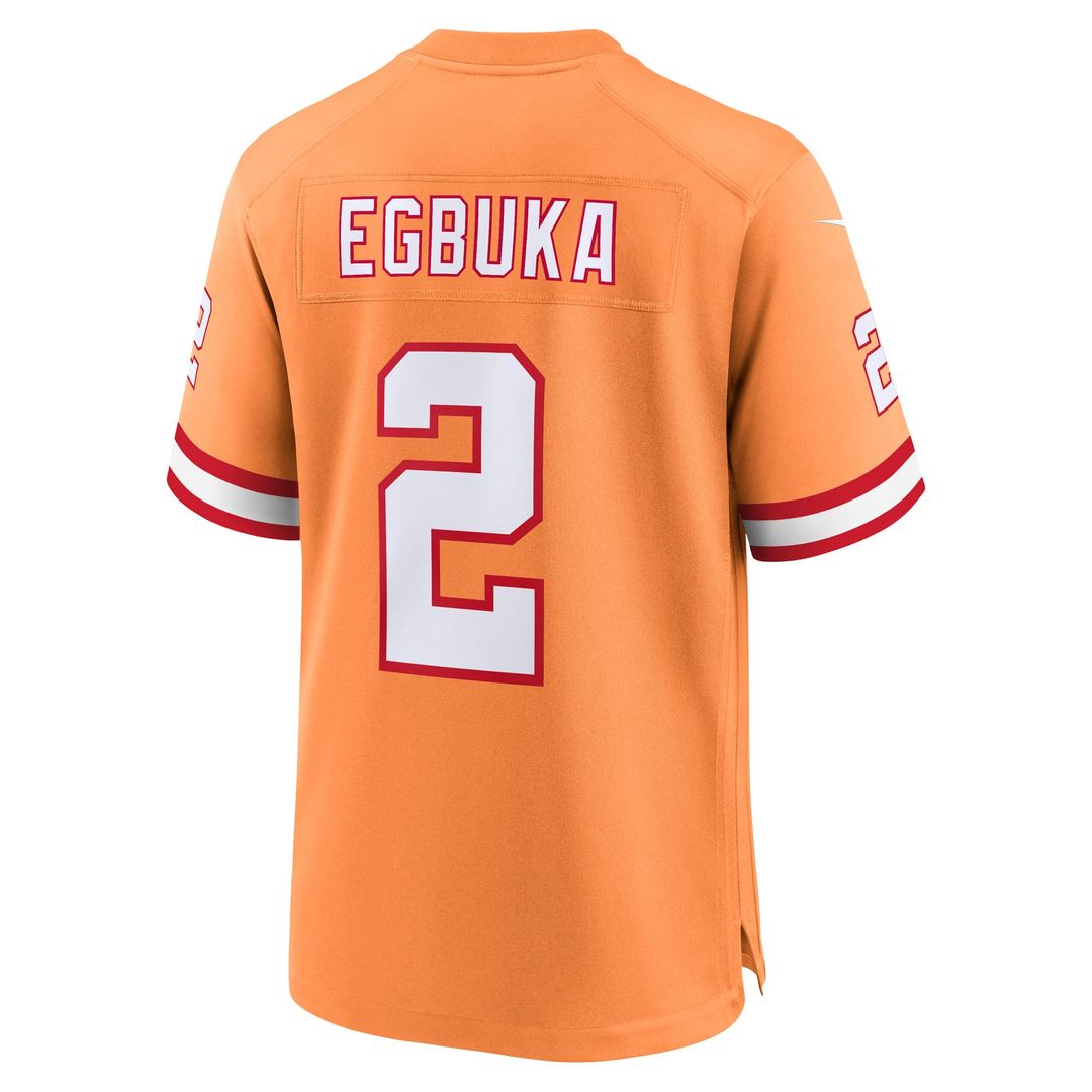 Tampa Bay Buccaneers Emeka Egbuka Nike Alternate Game Player Jersey - Pewter