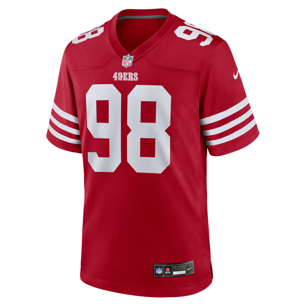 San Francisco 49ers Mykel Williams Nike Game Player Jersey - Scarlet