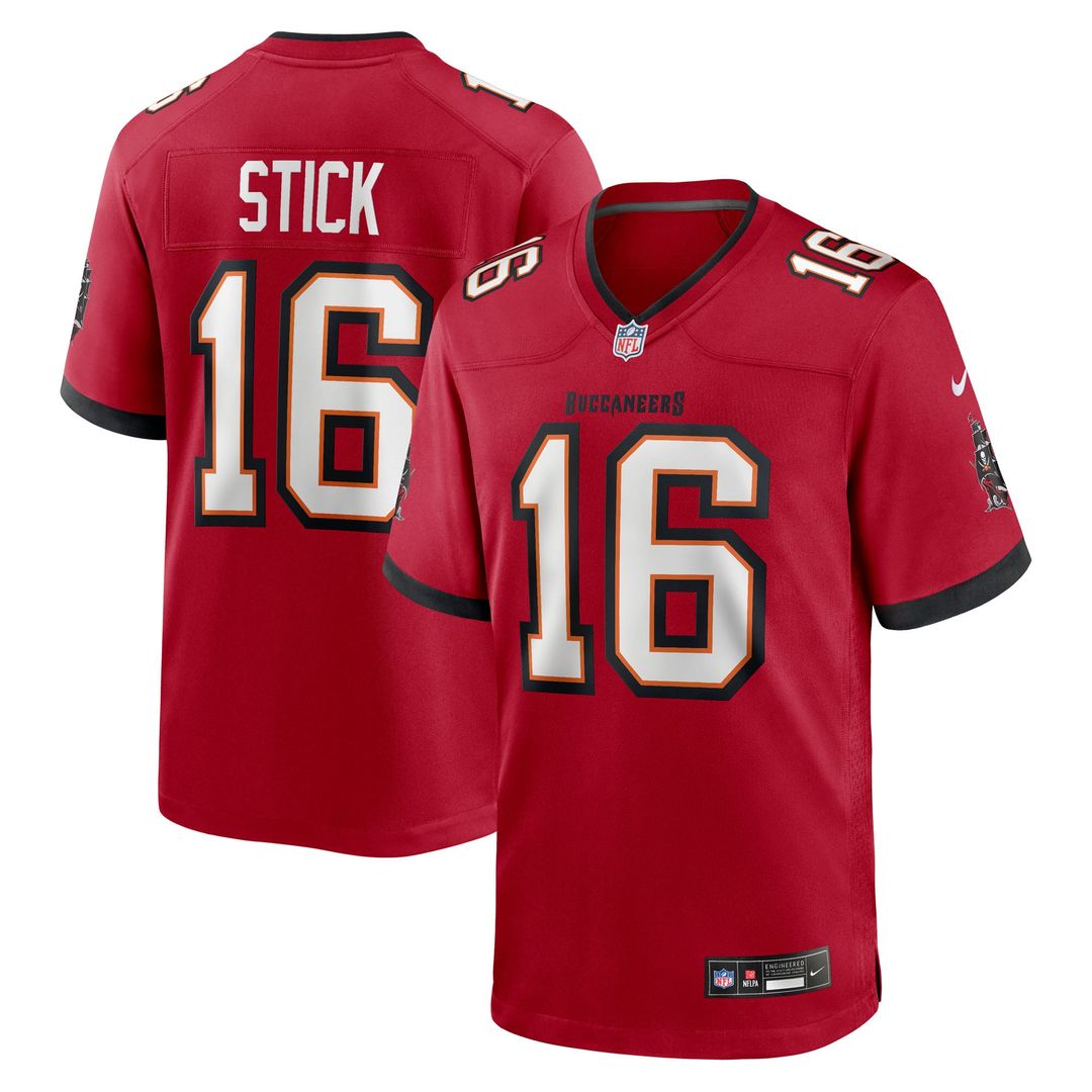 Tampa Bay Buccaneers Easton Stick Nike Team Game Jersey - Red