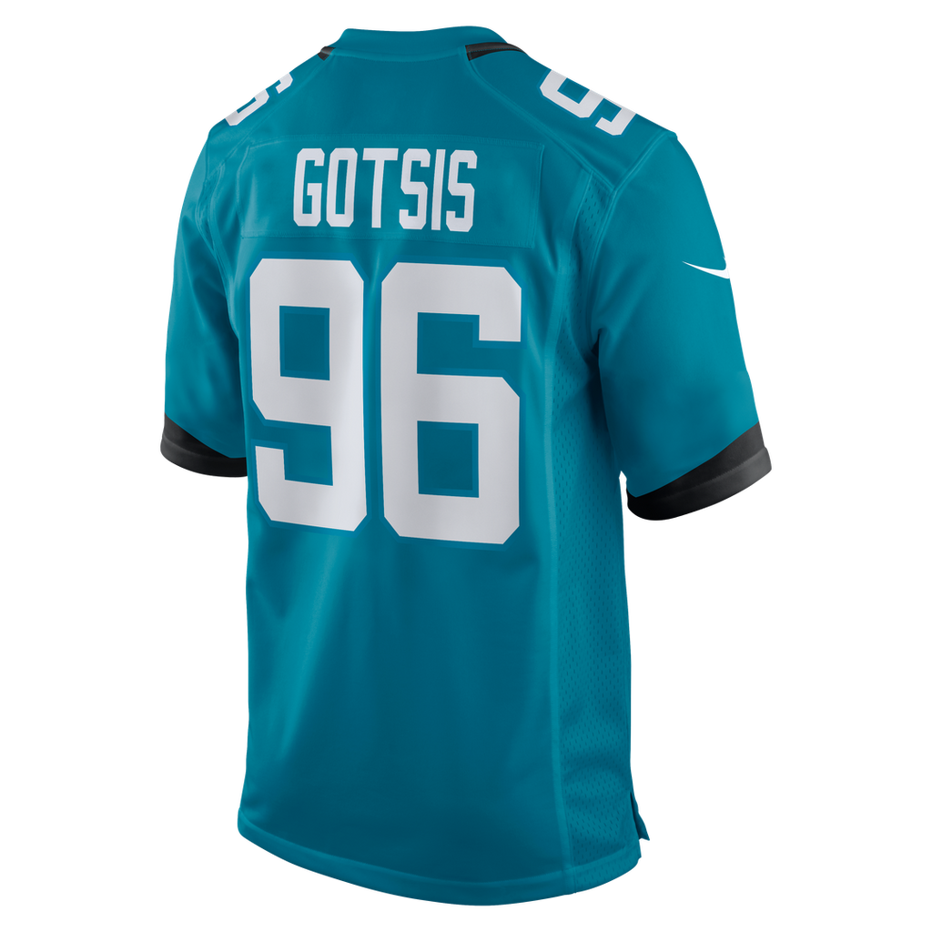 Jacksonville Jaguars Adam Gotsis Nike Game Jersey - Teal