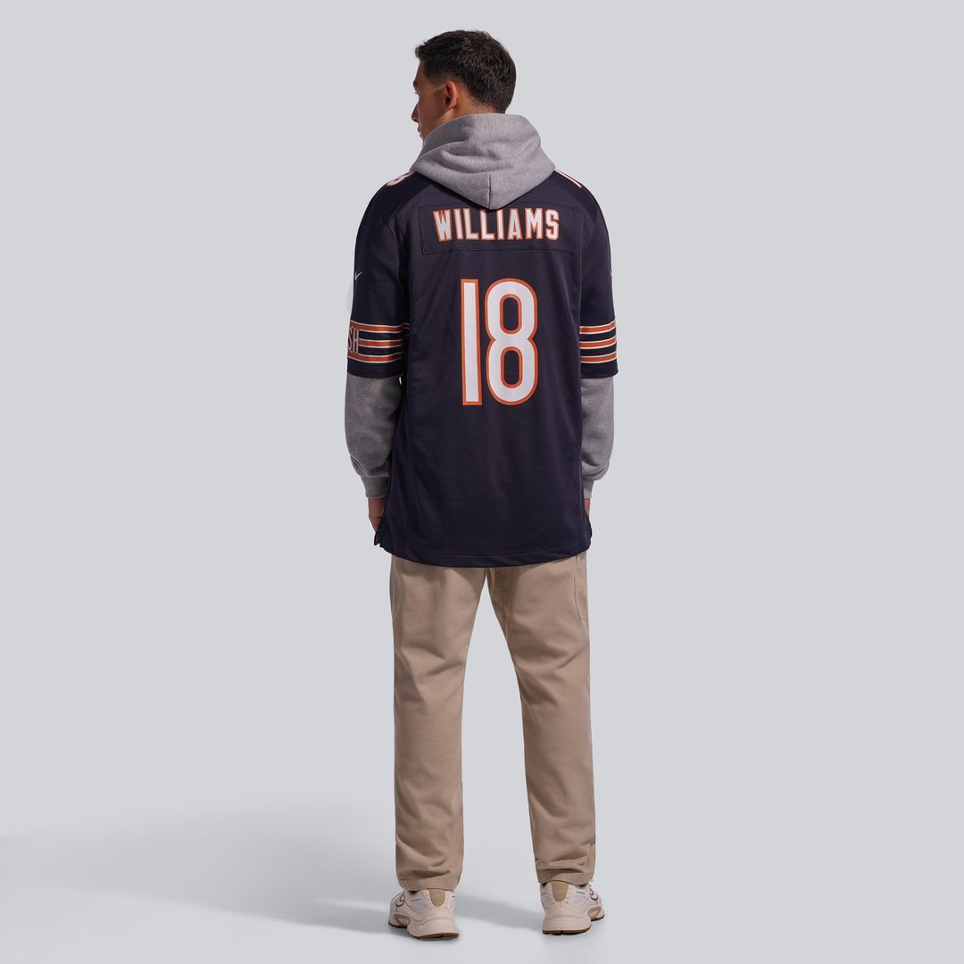 Chicago Bears Caleb Williams Nike Alternate Player Game Jersey - Orange