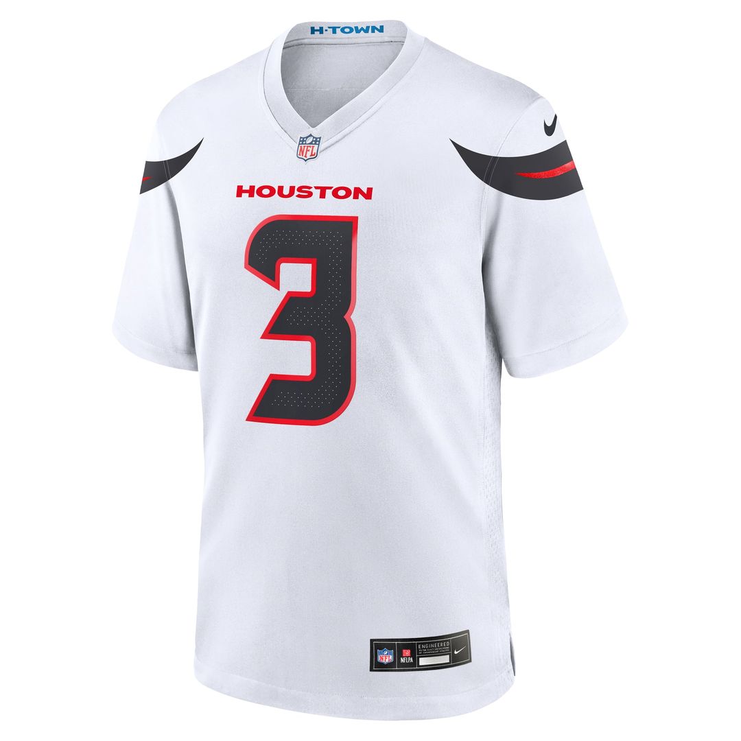 Houston Texans Tank Dell Nike Game Jersey - White