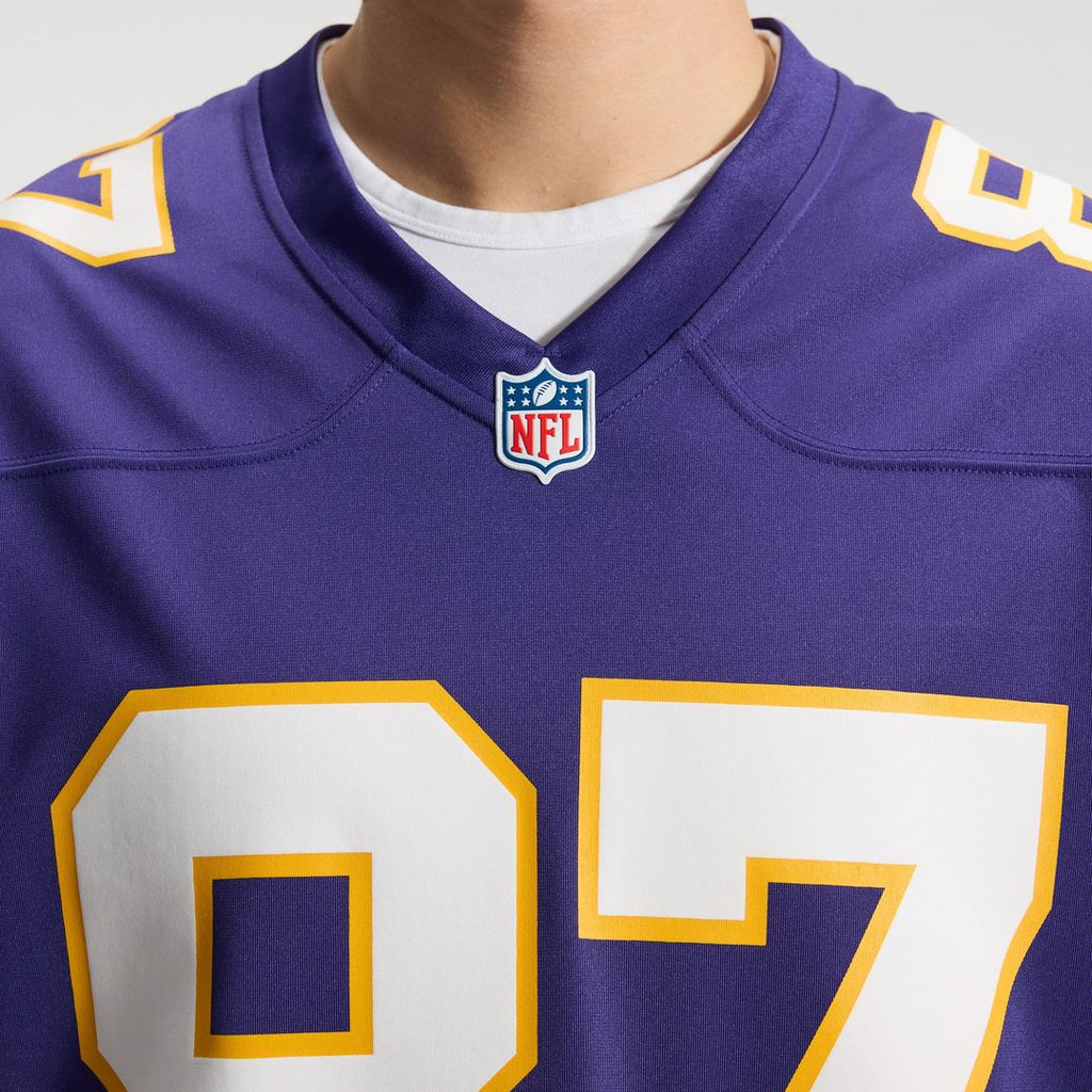 Minnesota Vikings T.J. Hockenson Nike Classic Player Game Jersey - Purple