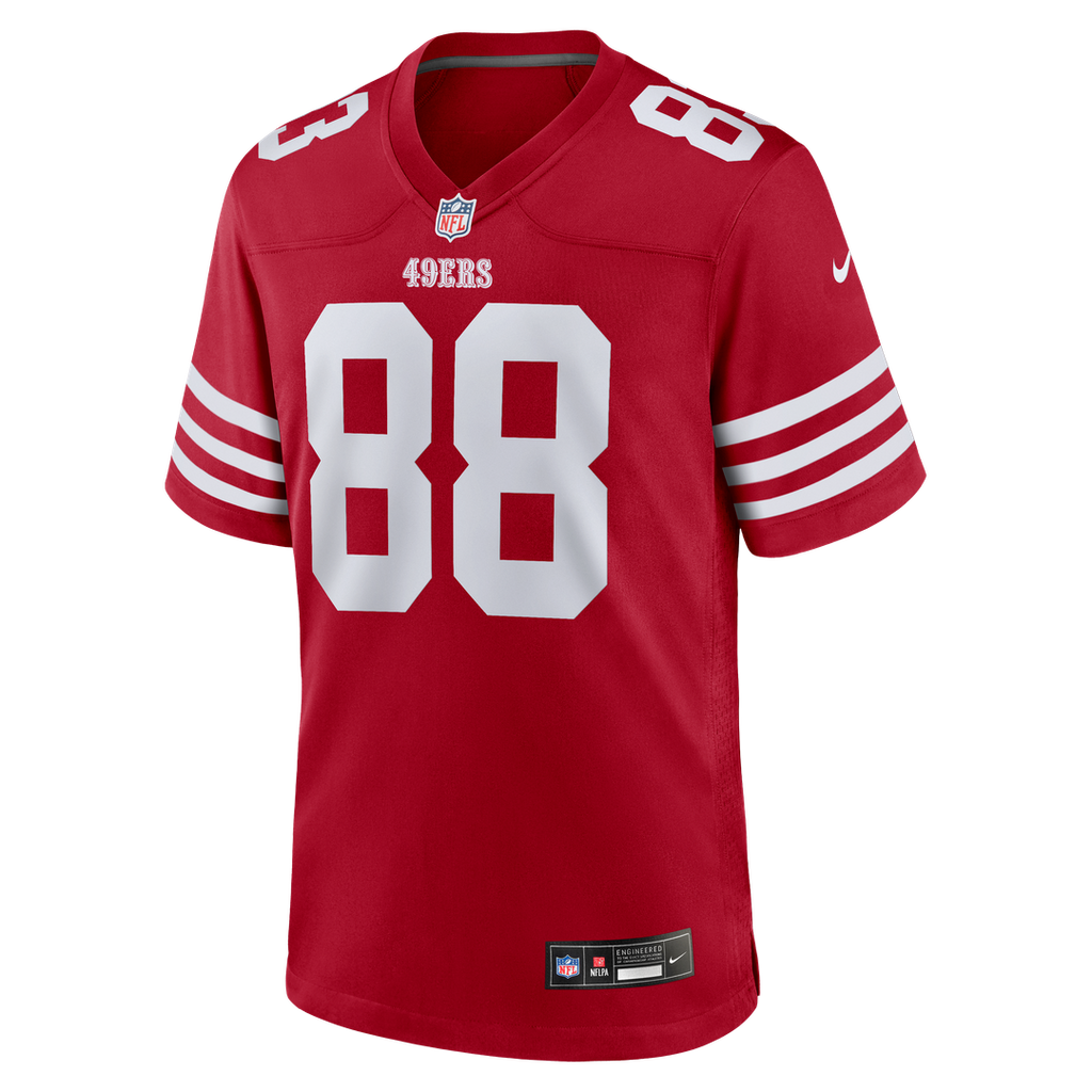 San Francisco 49ers Jake Tonges Nike Team Game Jersey - Scarlet