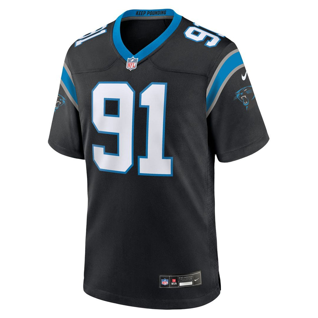 Carolina Panthers Patrick Jones II Nike Team Game Jersey - Black