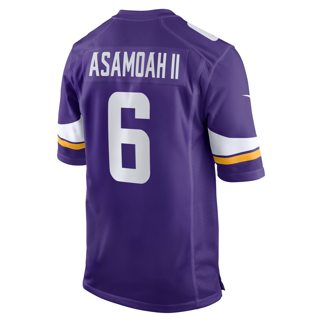 Minnesota Vikings Brian Asamoah II Nike Game Jersey - Purple