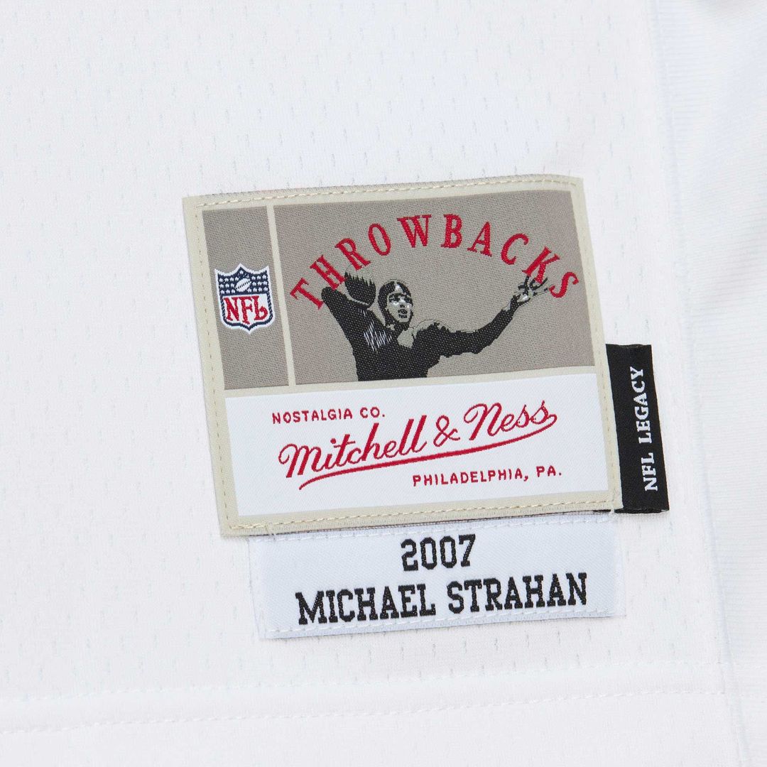 New York Giants Michael Strahan Mitchell & Ness Legacy Replica Jersey - White