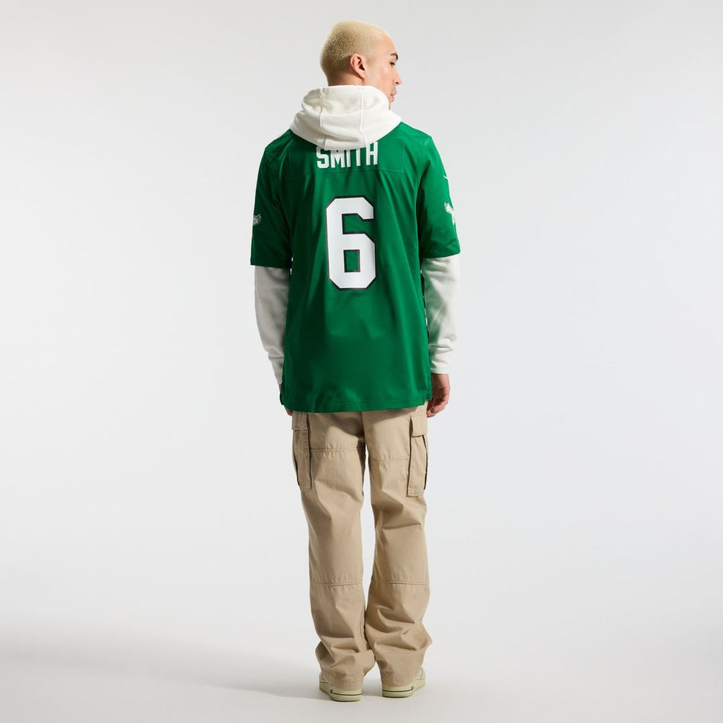 Philadelphia Eagles DeVonta Smith Nike Alternate Game Player Jersey - Kelly Green