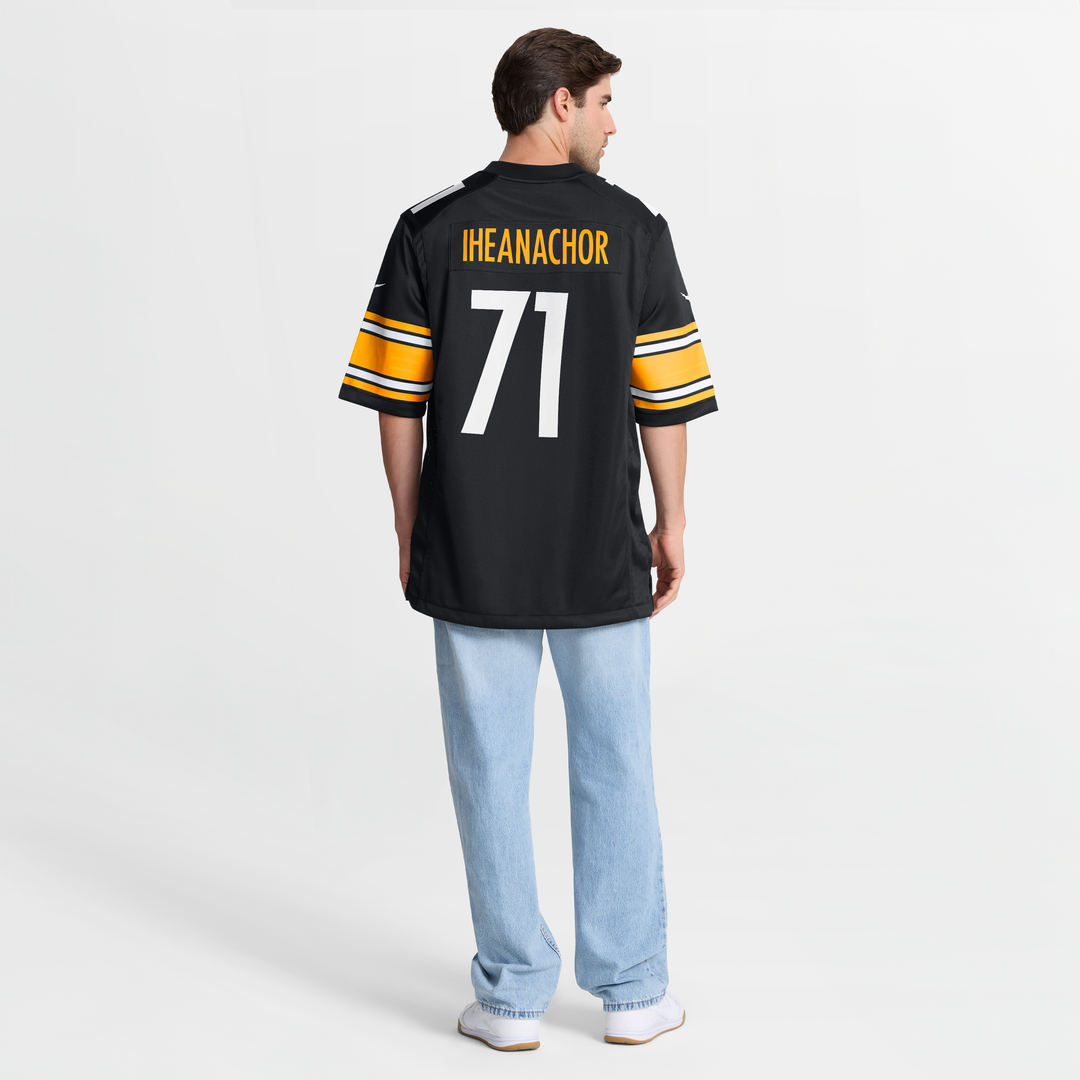 Pittsburgh Steelers Max Iheanachor Nike Team Game Jersey - Black