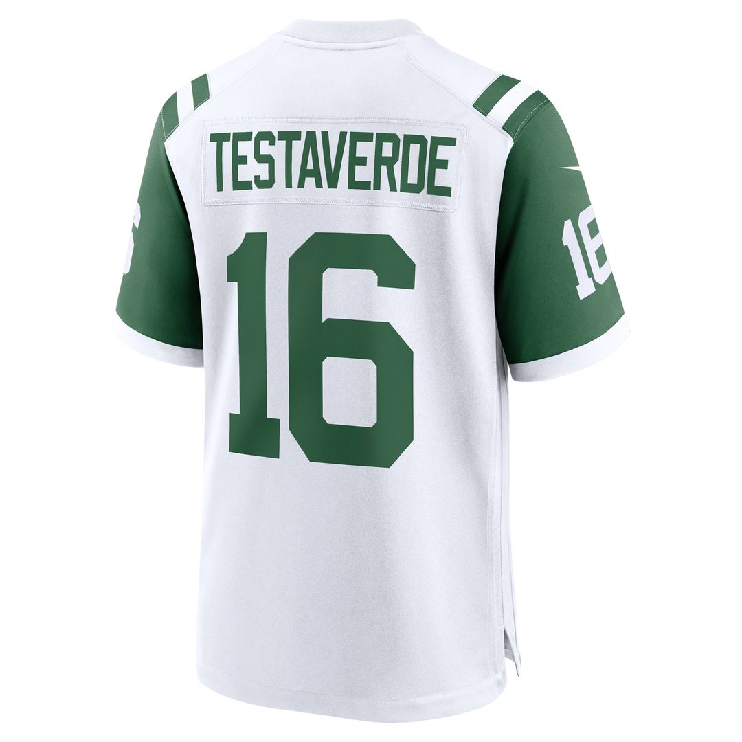 New York Jets Vinny Testaverde Nike Retired Player Alternate Game Jersey - White