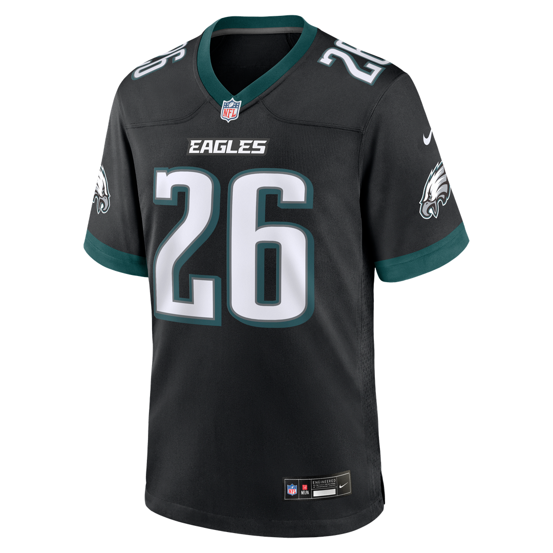 Philadelphia Eagles Saquon Barkley Nike Alternate Game Jersey - Black