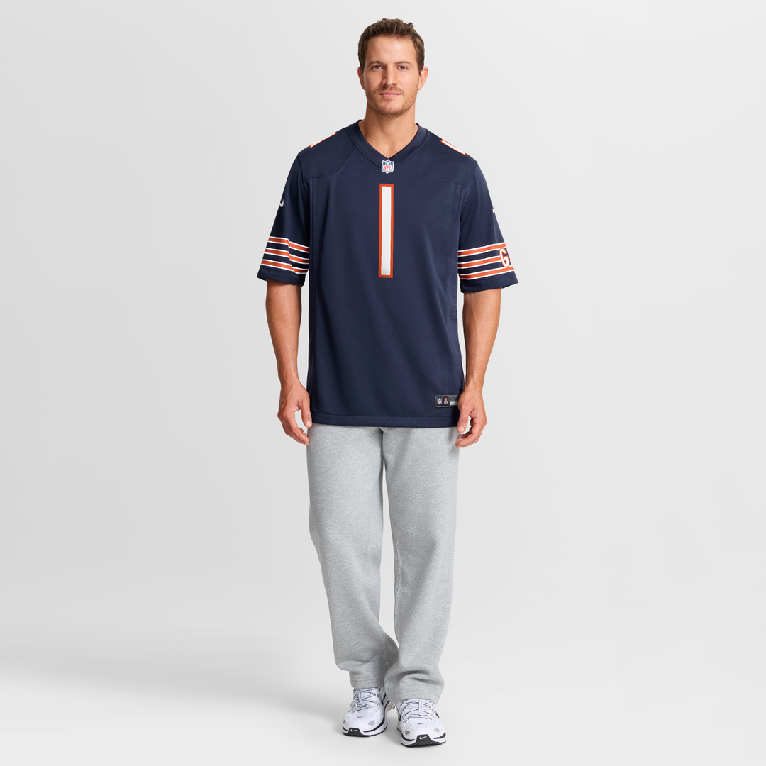 Chicago Bears Number 1 Groom Nike Game Jersey - Navy