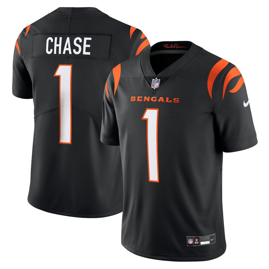 Cincinnati Bengals Ja'Marr Chase Nike Vapor Untouchable Limited Jersey - Black