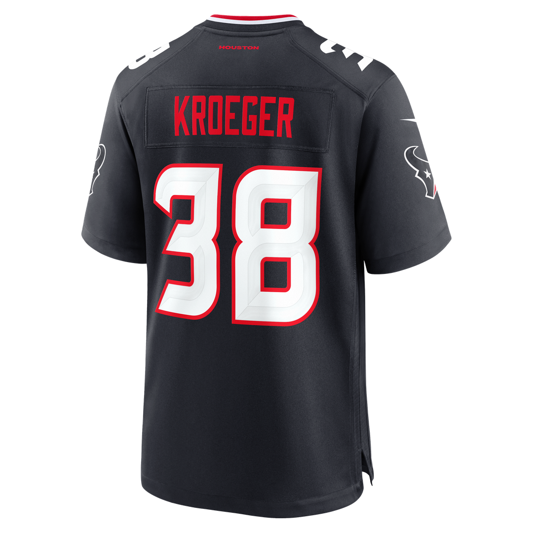 Houston Texans Kai Kroeger Nike Team Game Jersey - Navy