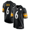 Pittsburgh Steelers Patrick Queen Nike Game Jersey - Black