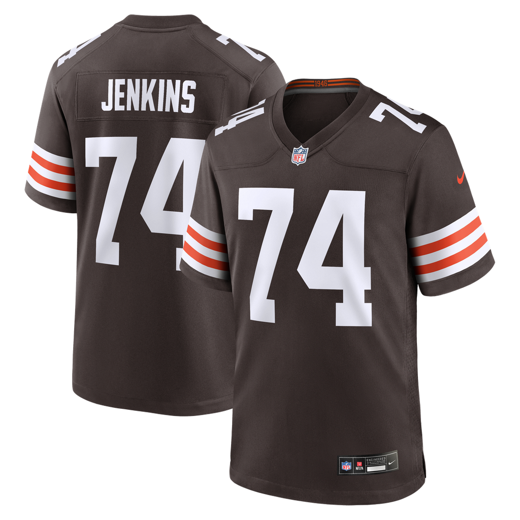 Cleveland Browns Elgton Jenkins Nike Team Game Jersey - Brown