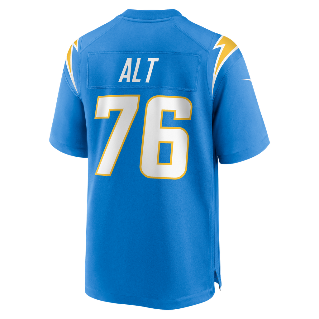 Los Angeles Chargers Joe Alt Nike Alternate Charger Power Game Player Jersey - Gold