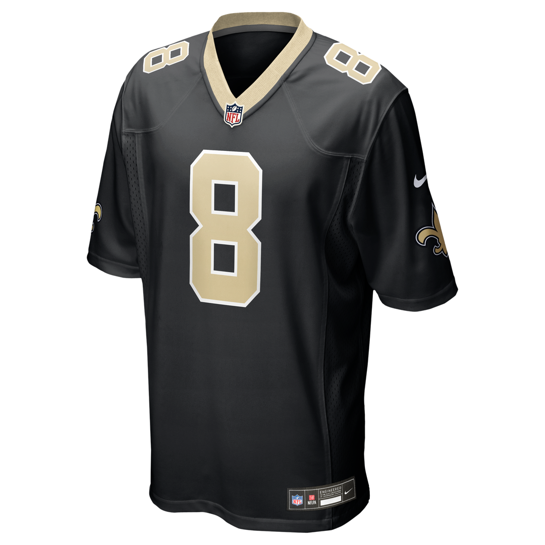 New Orleans Saints Archie Manning Nike Game Retired Player Jersey - Black