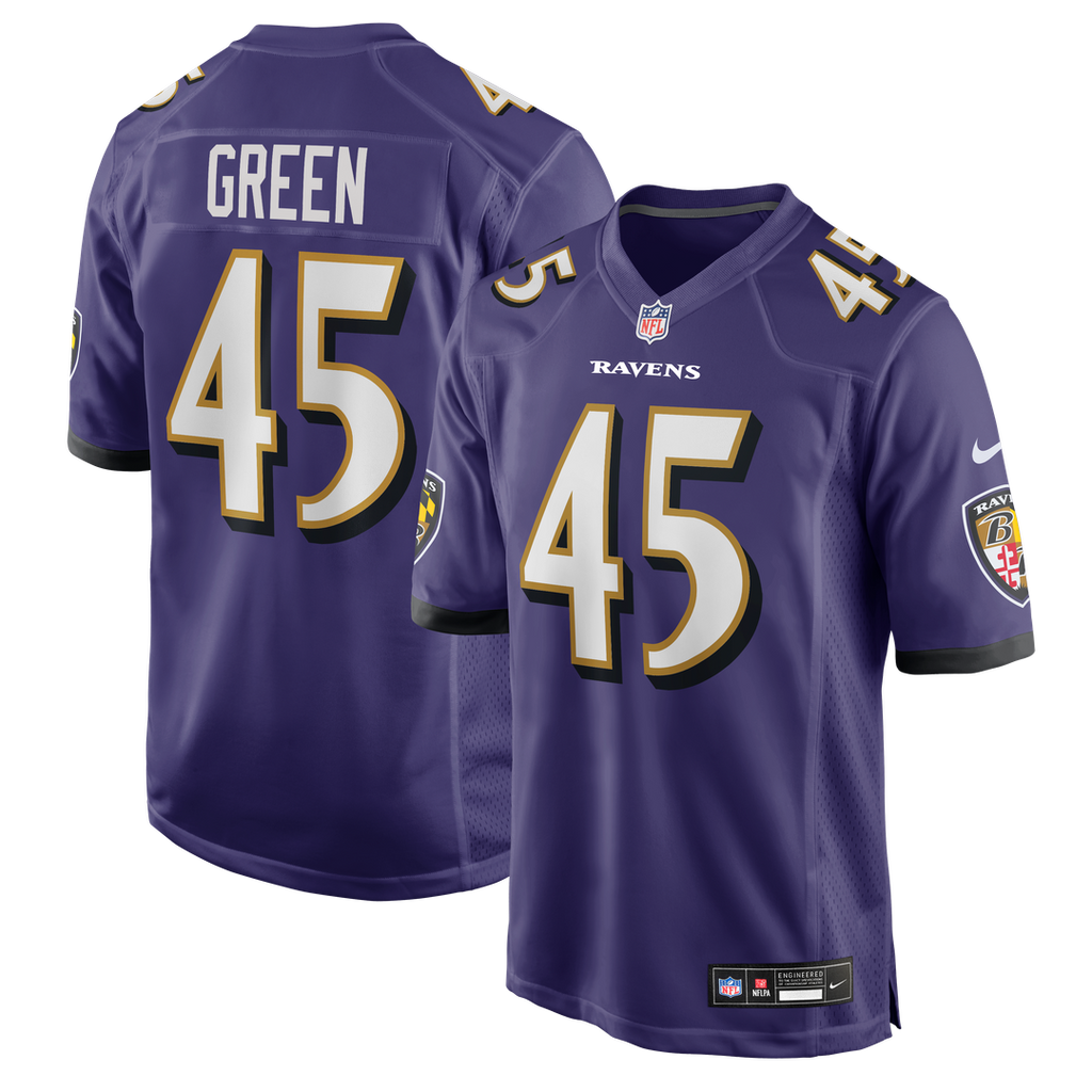 Baltimore Ravens Mike Green Nike Team Game Jersey - Purple