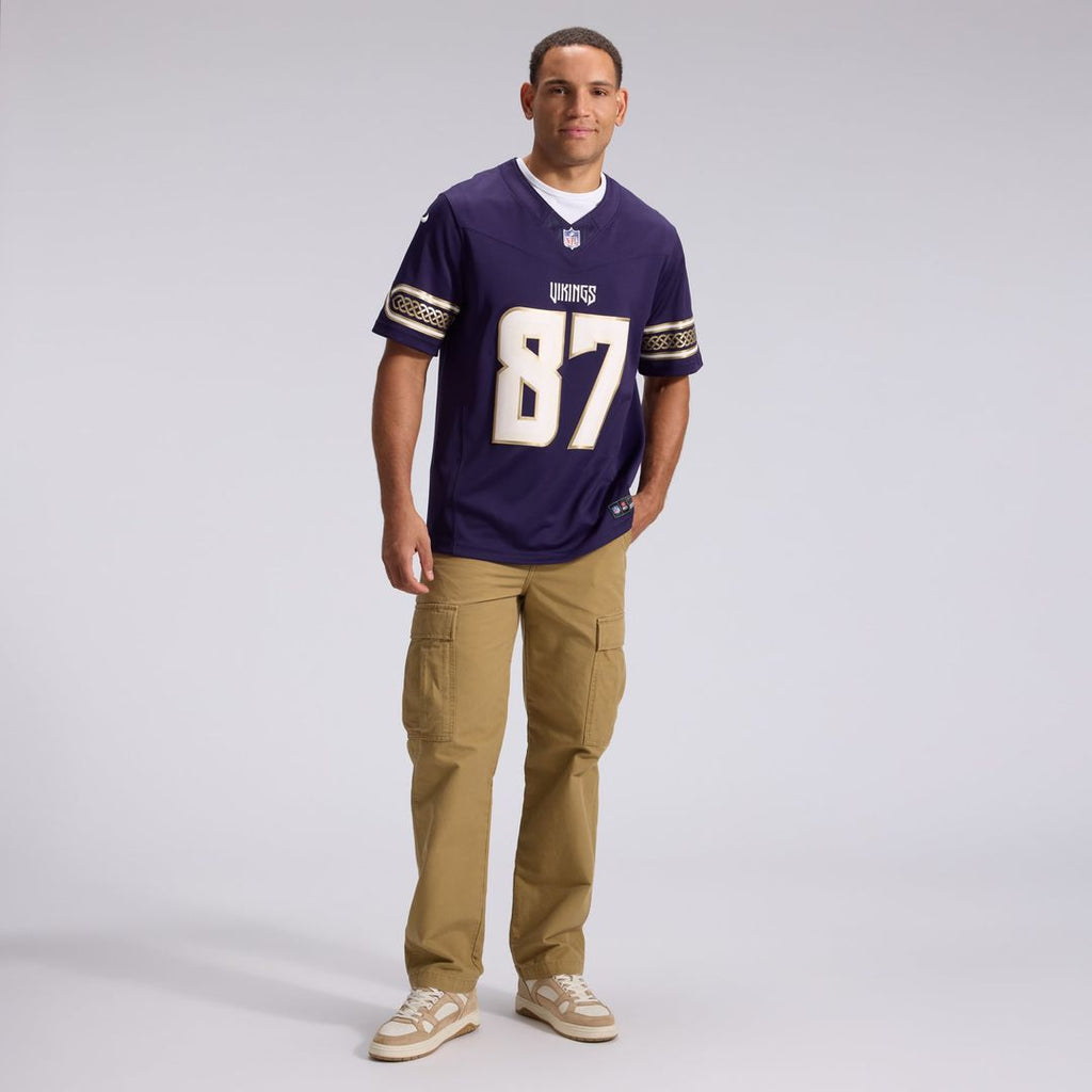 Minnesota Vikings T.J. Hockenson Nike 2026 Rivalries Collection Stitched Limited Jersey - Purple
